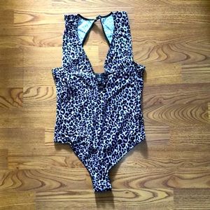 Victoria’s Secret Leopard Bodysuit. XS, New
